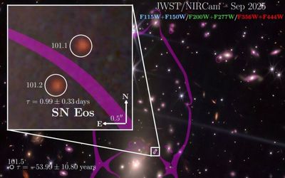 'Goddess of dawn': James Webb telescope spies one of the oldest supernovas in the early universe