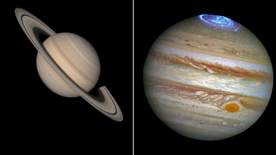Mysterious polar weather on Jupiter and Saturn could be key to understanding their insides