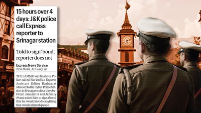 ‘Told to sign bond, reporter does not’: Express confronts police action against reporter in Kashmir