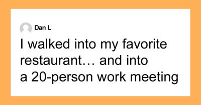 Restaurant With A Boss, A Laptop, And A Loud 20-Person Meeting