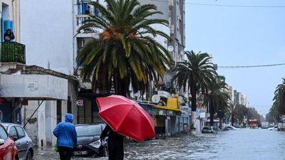 Tunisia flooding kills four as record rainfall shuts schools