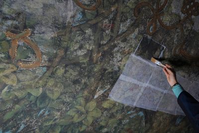 Olympic visitors to Milan get a rare chance to glimpse restoration of a long-hidden Leonardo gem