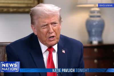 Trump was asked to detail what he would like to accomplish in year 2 - then started talking about straws