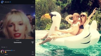 Calvin Harris Reacts With Heart-Eyes to Throwback Post Showing Ex Taylor Swift Lip-Syncing His Song