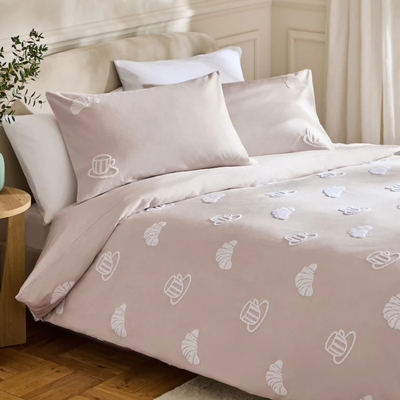 Bow bedding, step aside! Next’s croissant bedding is the cutest set I’ve seen –and it comes in cosy brushed cotton to keep you warm all winter long