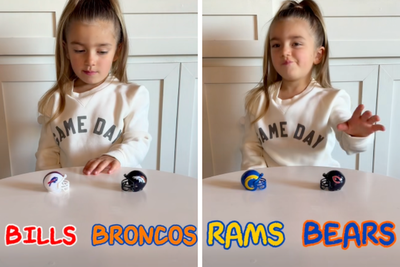 Four-year-old who went viral for her NFL picks received death threats over playoff results, father says