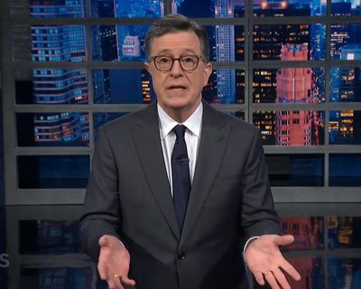 Stephen Colbert on Trump’s first year back: ‘Today’s maniacal criminality distracts us from yesterday’s maniac crimes’