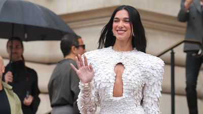 I Already Knew She Was Cool, but Seeing an Iconic Chris Wolston Wicker Chair in Dua Lipa's Home Sealed the Deal For Me