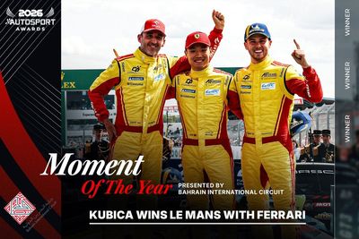 Kubica’s Ferrari Le Mans 24 Hours victory voted Autosport’s Moment of the Year