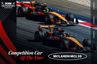 McLaren MCL39 wins Autosport’s Competition Car of the Year Award