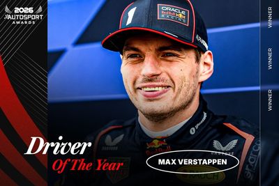Max Verstappen wins Autosport’s Driver of the Year Award