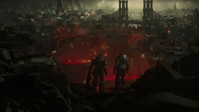 Gears of War: E-Day is set in one city as it's both "a rich environment to tell a great story" and "the best gameplay playground for an intense cover-based shooter"