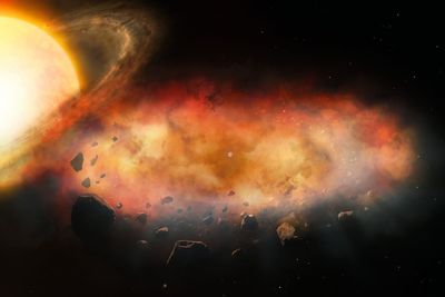 Astronomers just found a ‘mystery object’ surrounded by a metallic wind cloud