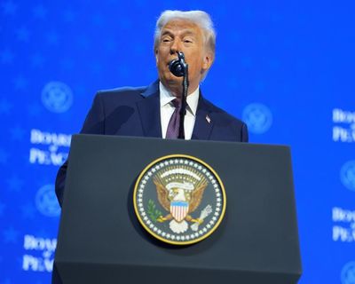 Trump claims world ‘richer, safer’ than year ago at launch of his ‘board of peace’