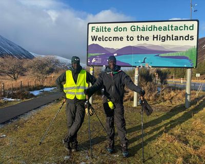 ‘It has been overwhelming’: Sudanese friends complete 900-mile UK walk