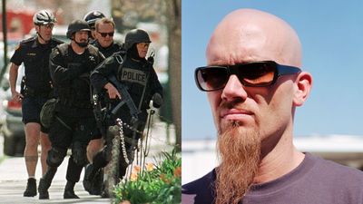 "Guns in the house means it becomes a hostage situation." This is what happened when a Los Angeles SWAT team swooped on ex-Queens of the Stone Age bassist Nick Oliveri - and the stand-off that followed