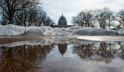 Snow way: Senators warily eye weekend snowstorm