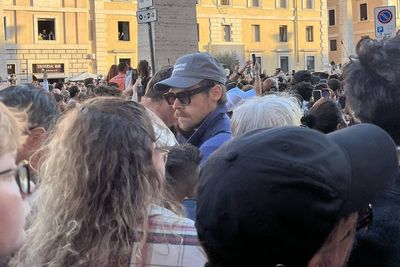 Holy smoke! Divine intervention for Harry Styles’ haircut in Rome