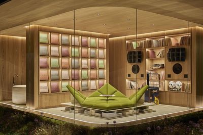 Pharrell Williams Designed This Incredible 'Listening Room' for the Latest Louis Vuitton Men's Fashion Show, and Now All I Can Think About Is Vinyl Records as Decor