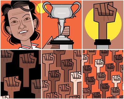 Australian Open’s scenic riverside path symbolises sport’s long walk to equality