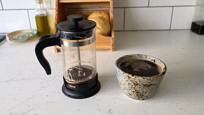 I put IKEA's $9 French press to the test for a week — and I was able to make some really great coffee