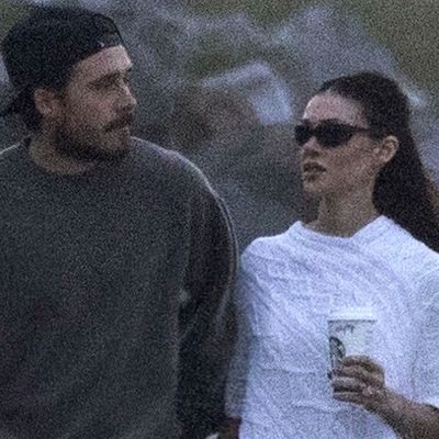 Nicola Peltz Beckham Emerges Amid Family Drama in a Poncho and Flared Jeans Beach Outfit