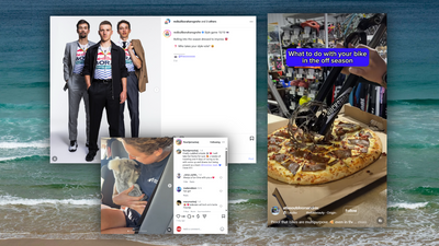 Runway cyclists, pizza-cutting brake discs and wildlife rescues – this week in cycling social media