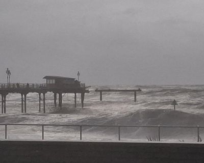 Storm Ingrid washes away part of Teignmouth’s historic pier