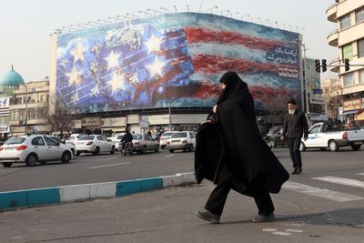 Iran unveils murals warning of retaliation against US after Trump threats
