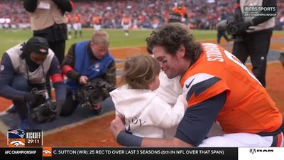 Jarrett Stidham Shared Sweet Moment With His Family Before AFC Championship Start