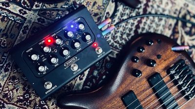“We ended up taking it down to the Royal Albert Hall, and played a concert with it with Eric Clapton the following night”: Laney puts the philosophy of Nathan East’s signature head into an all-powerful, dual-input preamp pedal