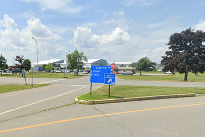 Private jet crashes in flames at Maine airport with eight aboard