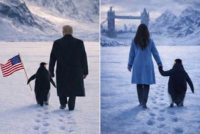 Reform mayoral candidate replicates Donald Trump’s controversial Greenland penguin image