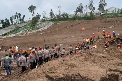 Indonesian marines among 80 missing in deadly West Java landslide