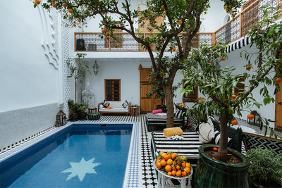 This luxury Marrakech riad is the perfect base for shopping in the souks