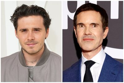 ‘He probably thinks brushing his teeth makes him a dentist’: Jimmy Carr mocks ‘entitled’ Brooklyn Beckham amid family feud