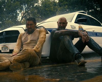 The Wrecking Crew review – Dave Bautista and Jason Momoa tear up the screen