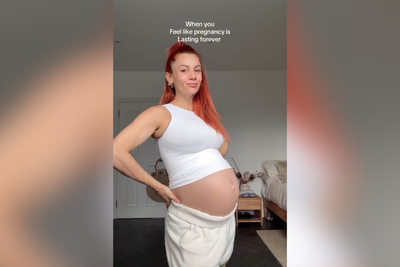 Strictly star pokes fun at pregnancy wait in funny video