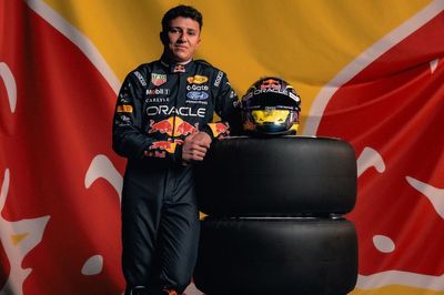 Isack Hadjar reveals Ayrton Senna-inspired 2026 F1 helmet for Red Bull drive