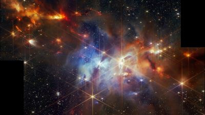 James Webb Space Telescope sees comet-seeding crystals flowing far from newborn star (photo)