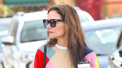 Katie Holmes just found the perfect jumper to take us into spring - and it’s from the high street