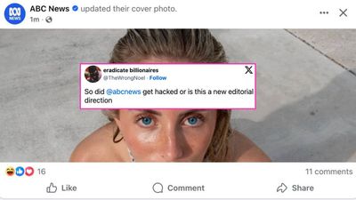 Hackers Target ABC Facebook Page To Share Photos Of OnlyFans Stars Instead Of News