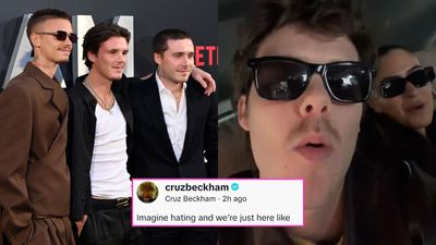 Cruz & Romeo Beckham Seemingly Clap Back At Brooklyn With Cryptic TikTok Video