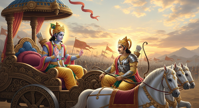 The Warrior’s Mind: How Arjuna Learned True Focus from Krishna
