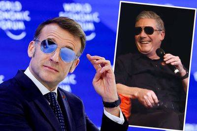 'Bonjour!': Starmer makes fun of Macron's sunglasses at comedy show in London