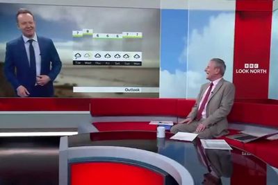 BBC presenter calls out weatherman after he forgets Storm Chandra name