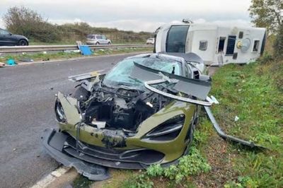 Supercar driver banned for six months after crashing McLaren into motorhome