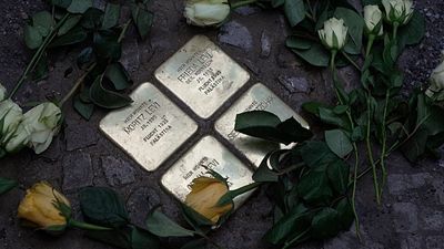 Berlin honours Levi family with memorial 'stumbling stone' plaques