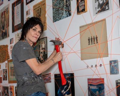 ‘I box to exorcise the badness’: Sue Webster on boozy spats, her thrilling new work – and having a baby at 52