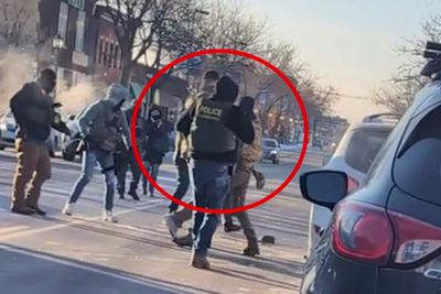 Immigration agent seen clapping his hands seconds after Alex Pretti is shot dead